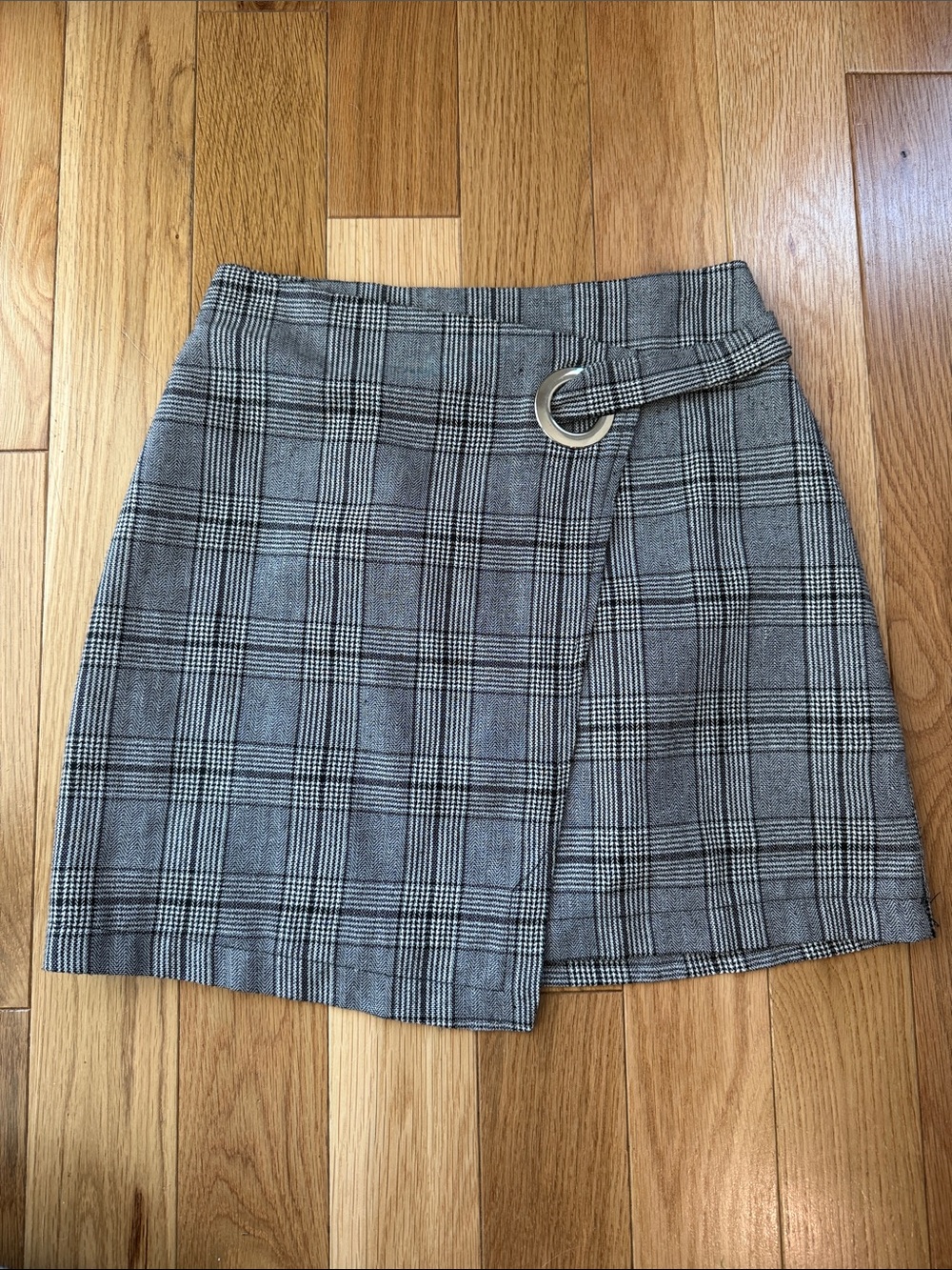 Seek the Label Plaid Mini Skirt